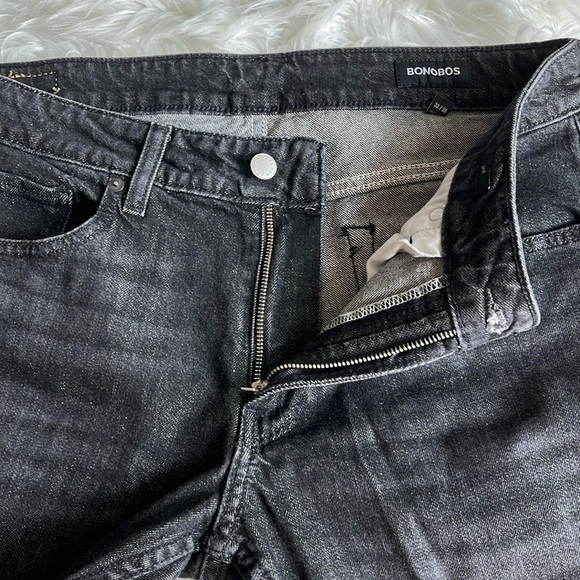 NWOT Bonobos Men’s Jeans Slim Fit Size 32x30 Black Wash - Picture 6 of 13